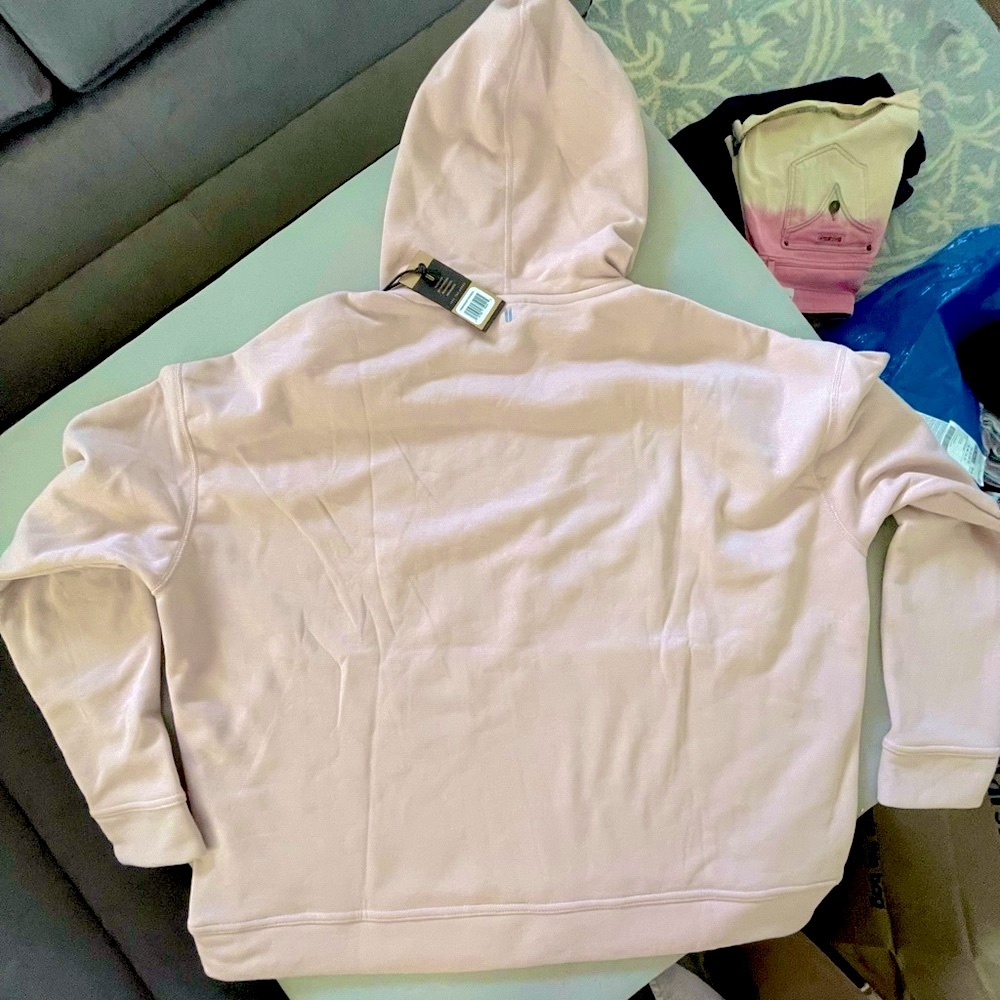 NWT Women’s NOBULL Hoodie XL Dusty Rose - Picture 4 of 9